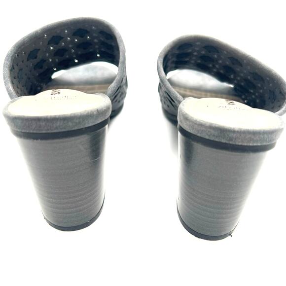 SONOMA Women's 9 M Vitalize Ortholite gray carreen sandals heels mules Open Toe - Picture 4 of 5